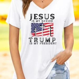 Jesus is my Savior Trump is my president T-shirt