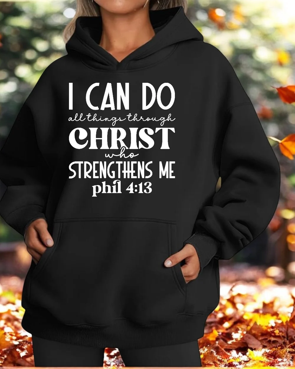 I CAN DO ALL THINGS THROUGH CHRIST Hoodie - Image 2