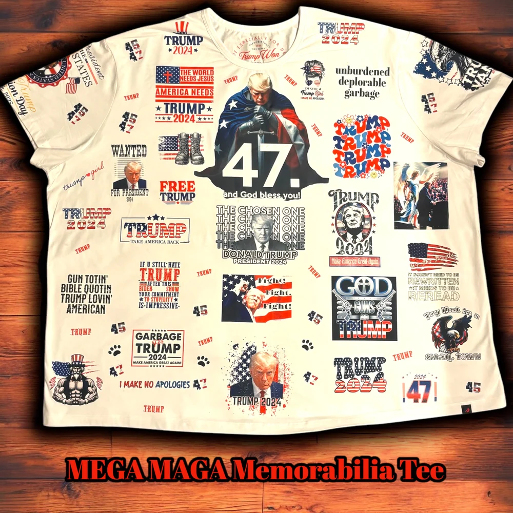 MEGA MAGA Memorabilia Tee - Image 2