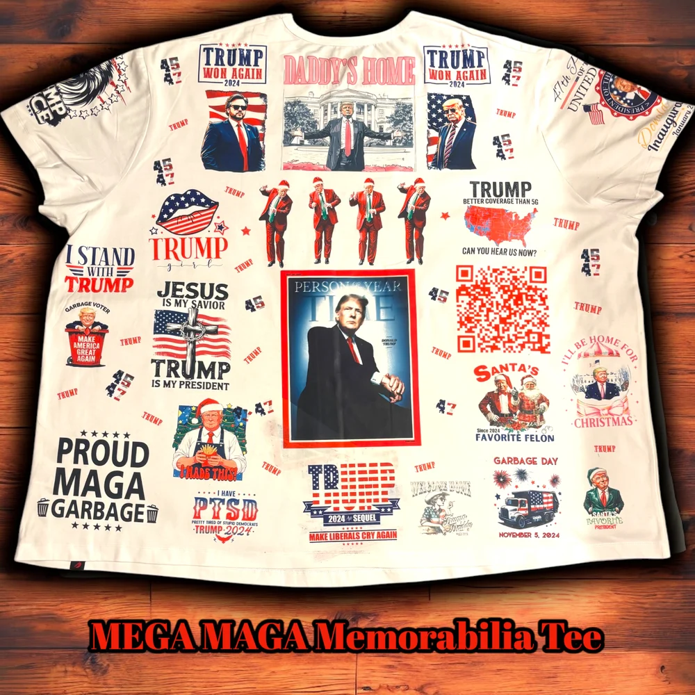 MEGA MAGA Memorabilia Tee - Image 3